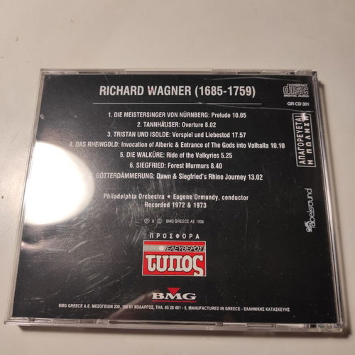 Wagner Orchestral Music Romantic Music CD like new