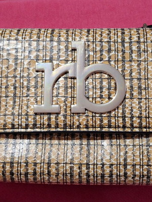 Rocco Barocco bag used, beige, crossbody