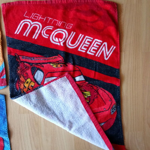 Children's towels used for hands and kindergarten McQueen