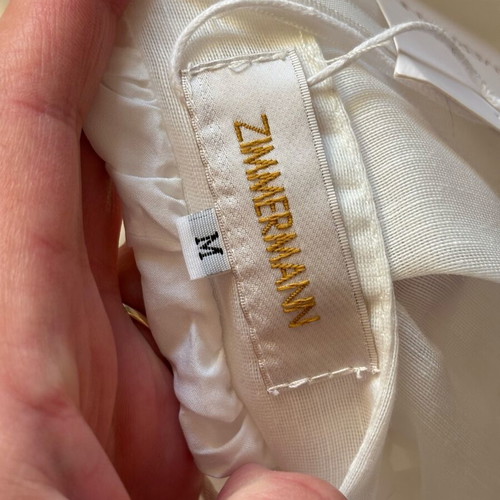 Zimmerman dress white size M new