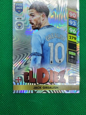 Grealish Panini FIFA 365 Adrenalyn XL 2025 card in excellent condition