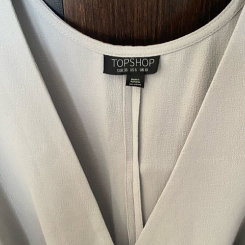 Topshop kimono dress new, gray, size M