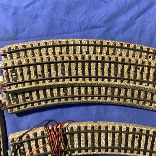 Marklin curved rails used, set of 20 pieces