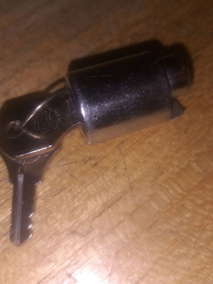Lock for telephone dial like new, 1960s vintage