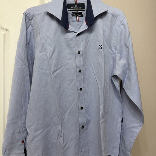 Napoleone blue dress shirt XXL
