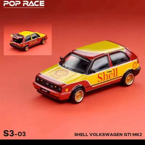 VW Golf GTI MK2 1:64 Poprace toy car new