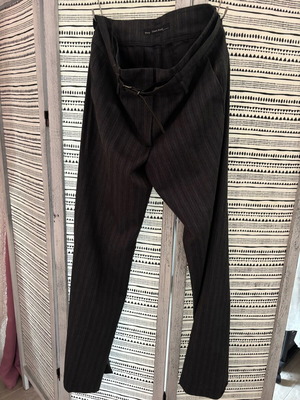 Παντελόνι Zara Basic χειμωνιάτικο σαν καινούργιο, γκρι, μέγεθος XL 42
