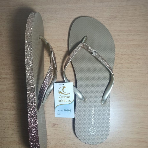 Infinity Cross flip flops 41/42, glitter collection