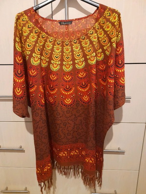 Women's blouse used, multicolored, size XL