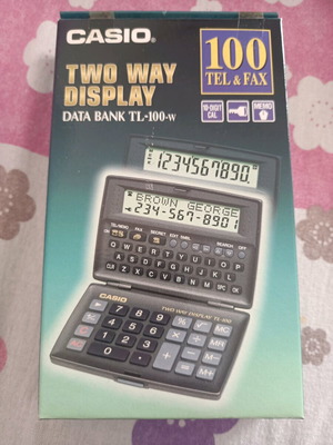 Casio Data Bank electronic organizer new, collectible