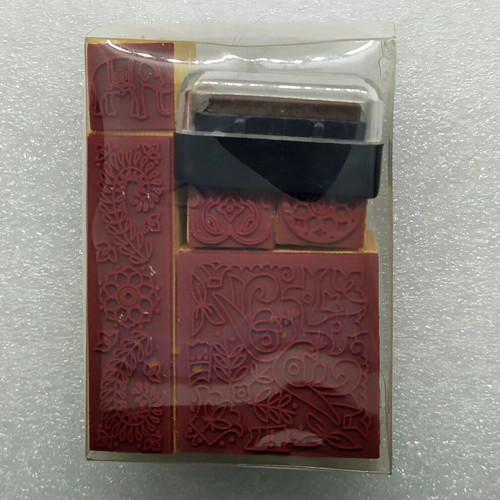 Faber Castell wooden block stamps new with Heena designs