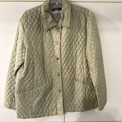 Quilted jacket thin, unworn, size 40, khaki