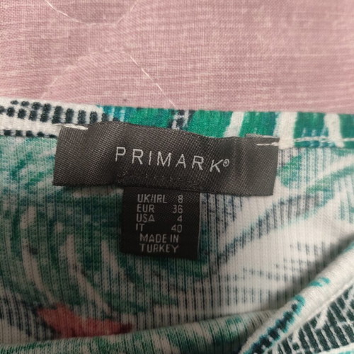 Primark top used, size small, multicolor