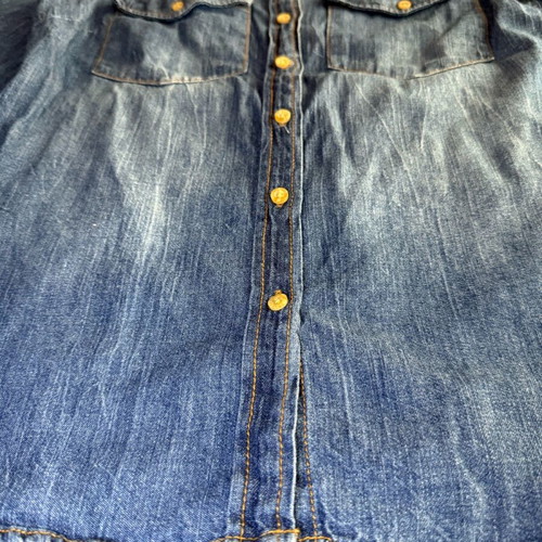 Denim shirt Star Body H size S like new, blue