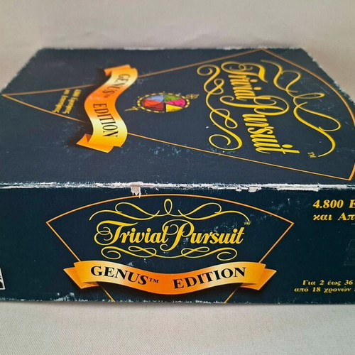 Parker/Hasbro Trivial Pursuit Genus Edition 1995 Greek version board game