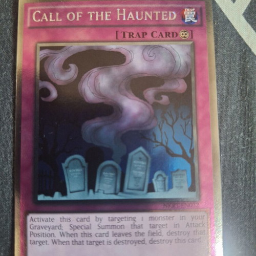 Call of the Haunted Yu-Gi-Oh! card vintage, used