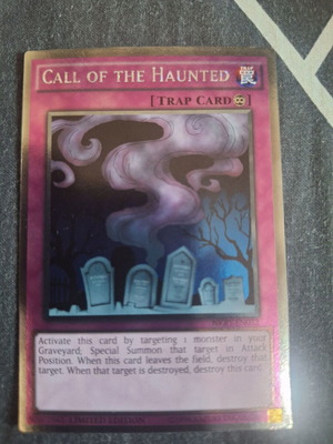 Call of the Haunted Yu-Gi-Oh! card vintage, used