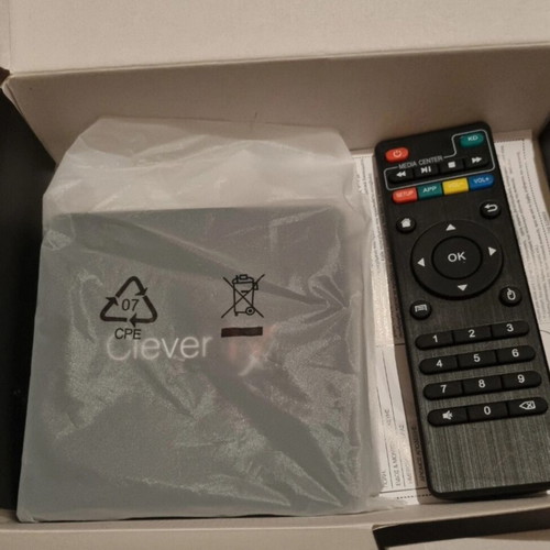 Clever TV Box TV1 Android Smart TV Box new, unused