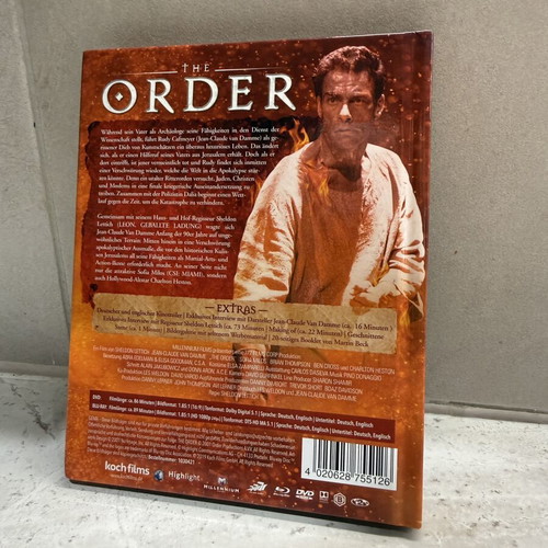 The Order Van Damme Blu-ray like new, German edition with English subtitles