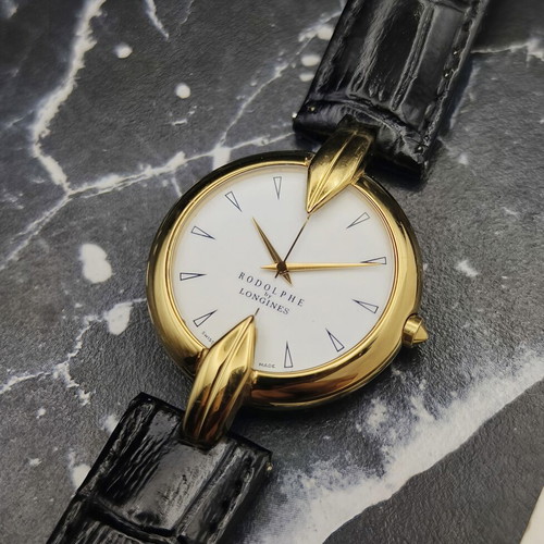 Rodolphe by Longines Swiss Quartz wristwatch, gold tone
