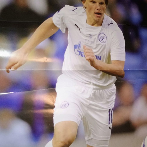 Andrey Arshavin FC Zenit Saint Petersburg poster used, 34x24 cm