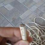 Telephone network cable white used, 50 meters