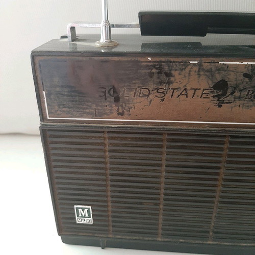 Marc radio used, 1960s vintage for decor or repair