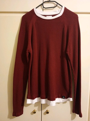Burgundy men's sweater Pull & Bear Medium like new
