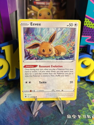 Eevee ASR Pokemon card