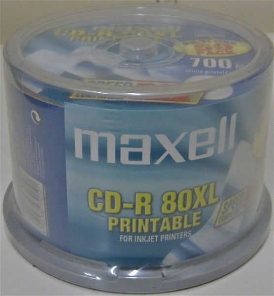  MAXELL CD-R 80 PRINTABLE P50