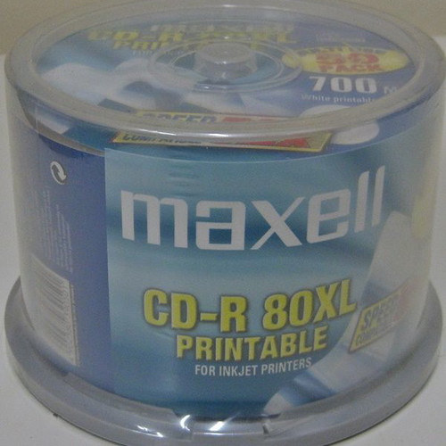Maxell CD-R 80 Printable P50 new
