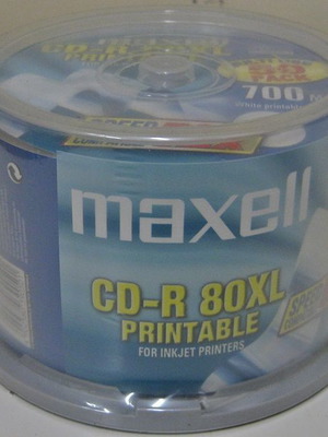 Maxell CD-R 80 Printable P50 καινούργιο