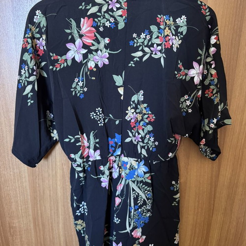 Floral Playsuit Arena like new, black base with pink lilac and blue shades