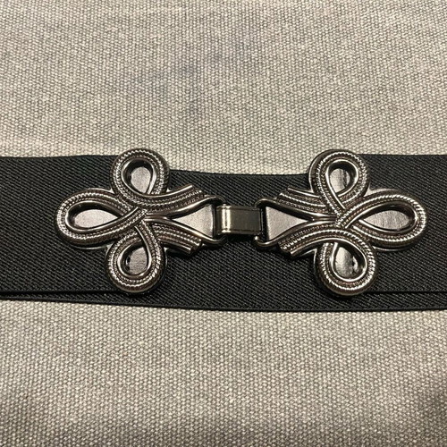 Elastic belt black like new, size 70