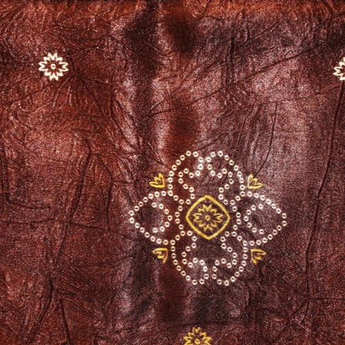 Silk Scarf 100% Original Brown Pareo 1.80x1.10m