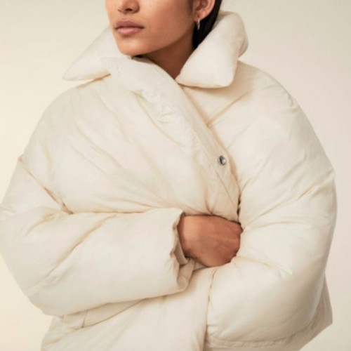 Mango Removable Bag Anorak women's winter jacket new, L-XL