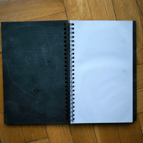Notebook with dragon new, hard resin cover