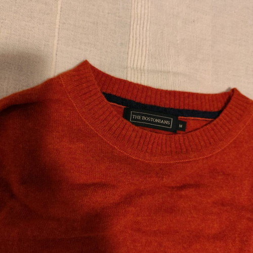 The Bostonians women's sweater new, orange, size medium