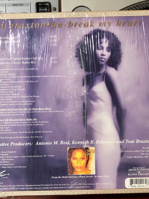 Toni Braxton – Un-Break My Heart , Vinyl, 12" , in shrink with original sticker