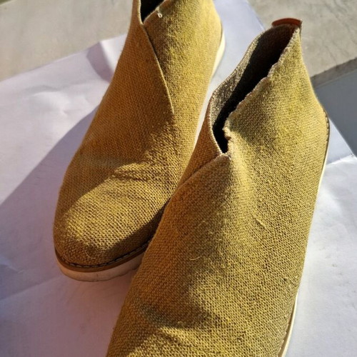 Women's ankle boots used, elastic upper, coconut fiber material, size 40-40.5
