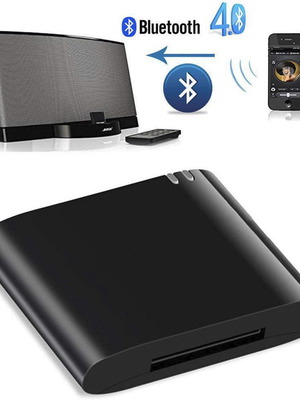 BLUETOOTH Мини приемник за говорител 30 Pin (Apple стара версия)