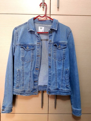 Bershka denim jean jacket γυναικείο σαν καινούργιο, μπλε small