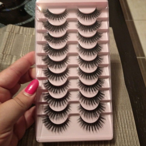 Peg Accessories False Eyelashes new, pack of 10