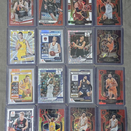 Numbered Euroleague basketball cards, pack of 40