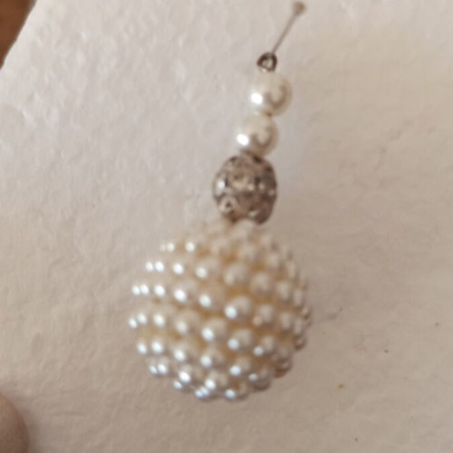 Keychain white, new, beautiful design