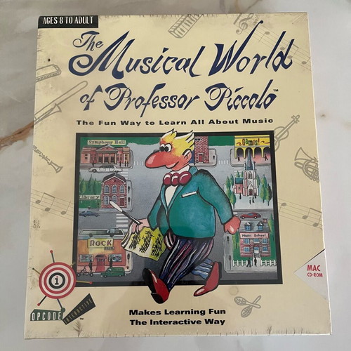 The Musical World of Professor Piccolo PC game new, sealed