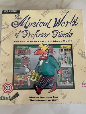 The Musical World of Professor Piccolo PC game new, sealed