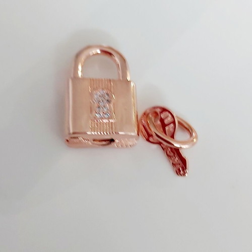 Pendant "Padlock with key" s925