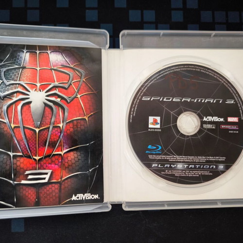 Spider-Man 3 PS3 game with custom cover