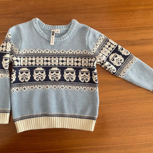 Janie and Jack Star Wars sweater new for 3 years old, size 98 cm